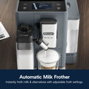 De'Longhi Rivelia Fully Automatic Espresso Machine in Pebble Gray (EXAM44055G)