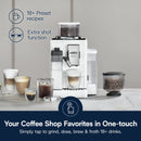 De'Longhi Rivelia Fully Automatic Espresso Machine in White (EXAM44055W)