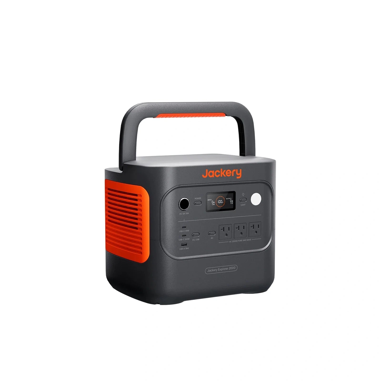 Jackery Explorer 2000 v2 Indoor Friendly Portable Power Station, 2042Wh LiFePO4 Battery, 2200W Solar Generator, USB-C PD 100W Fast Charging for Camping, Home Use