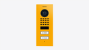 DoorBird D1102V Flush-Mount IP Video Door Station in Signal Yellow, RAL 1003