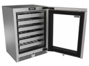 Perlick 24-Inch Undercounter Wine Reserve with 5.0 Cu. Ft. Capacity, RAPIDCOOL Technology in Panel Ready Glass Door (G5WR24GC)