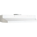 Broan-NuTone 30-Inch 230 CFM Convertible Under Cabinet Range Hood in White (F403011)