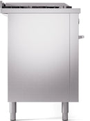 ILVE Professional Plus II 60-Inch Propane Gas Dual Fuel Range with 7 Burners, Griddle, & French Top with Triple Glass Door Oven (UP60FSWMPSSLP)