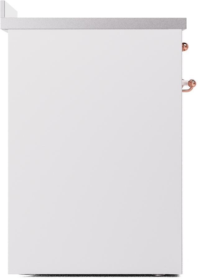 White range side panel with partial copper trim accents
