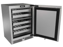 Perlick 24-Inch Luxe Undercounter Dual Zone Wine Reserve with 4.7 Cu. Ft. Capacity, RAPIDCOOL Technology in Panel Ready Solid Door (G5WD24SL)