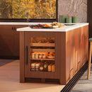 Perlick 24-Inch Luxe Undercounter Beverage Center with 5.0 Cu. Ft. Capacity, RAPIDCOOL Technology in Panel Ready Glass Door (G5BC24GL)