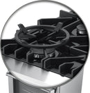 Forno 5-Piece Appliance Package - 30-Inch Dual Fuel Range with Air Fryer, 60-Inch Pro-Style Refrigerator, Wall Mount Hood with Backsplash, 24-Inch Microwave Drawer, & 3-Rack Dishwasher in Stainless Steel