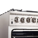 FORNO 2-Piece Appliance Package- 30-Inch Gas Range and 30-Inch French Door Refrigerator in Stainless Steel (FBDL-019-01CAUS)