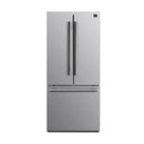FORNO 2-Piece Appliance Package- 30-Inch Gas Range and 30-Inch French Door Refrigerator in Stainless Steel (FBDL-020-01-CAUS)