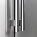 FORNO 2-Piece Appliance Package- 30-Inch Gas Range and 33-Inch Side-by-Side Refrigerator in Stainless Steel (FBDL-021-01CAUS)