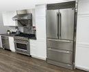 FORNO 2-Piece Appliance Package- 36-Inch Gas Range and 36-Inch French Door Refrigerator in Stainless Steel (FBDL-019-03CAUS)