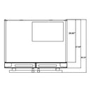 FORNO 2-Piece Appliance Package- 36-Inch Gas Range and 36-Inch French Door Refrigerator in Stainless Steel (FBDL-019-03CAUS)