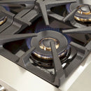 Forno 3-Piece Appliance Package - 48-Inch Capriasca Gas Range, Refrigerator, & Wall Mount Hood in Stainless Steel (FBDL-019-07CAUS)