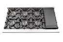 Forno 2-Piece Appliance Package - 48-Inch Gas Range  & 60-Inch Pro-Style Refrigerator in Stainless Steel (FBDL-019-04CAUS)