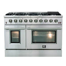 Forno 2-Piece Appliance Package - 48-Inch Gas Range and 60-Inch Built-In Refrigerator in Stainless Steel (FBDL-018-03CAUS)