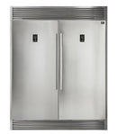 Forno 2-Piece Appliance Package - 30-Inch Electric Range & Pro-Style Refrigerator and Freezer in Stainless Steel