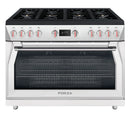 Forza 48-Inch Professional Dual Fuel Range in Valoroso White (FR488DF-W)