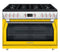 Forza 48-Inch Professional Dual Fuel Range in Ribelle Yellow (FR488DF-Y)