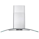 Cosmo 4-Piece Appliance Package - 36-Inch Gas Range, Wall Mount Range Hood, Dishwasher and Refrigerator in Stainless Steel (COS-4PKG-200)
