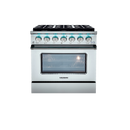Vezeni 36-Inch Reminiscia Plus Gas Range in Stainless Steel (VRN3607-P)