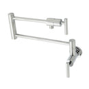 Kingston Brass Manhattan Wall Mount Pot Filler Faucet, Polished Chrome (KS4101CML)