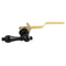 Kingston Brass Restoration Front Mount Toilet Tank Lever, Left/Right Installation, Matte Black (KTAL30)