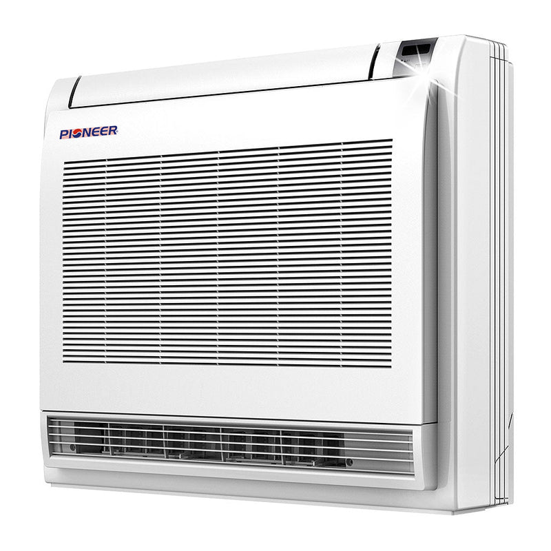 Pioneer 12,000 BTU, 22.7 SEER2, Floor Console Mini-Split Inverter++ Energy-Star Air Conditioner & Heat Pump System Full Set, 230V (FYB012GMFILCAD)