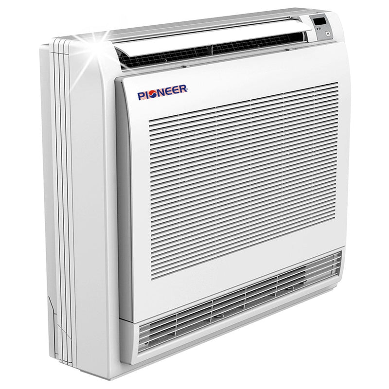 Pioneer 12,000 BTU, 22.7 SEER2, Floor Console Mini-Split Inverter++ Energy-Star Air Conditioner & Heat Pump System Full Set, 230V (FYB012GMFILCAD)