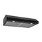 Broan-NuTone Glacier 30-Inch 350 CFM 2-Speed Convertible Under Cabinet Range Hood in Black (GLA1303BL)