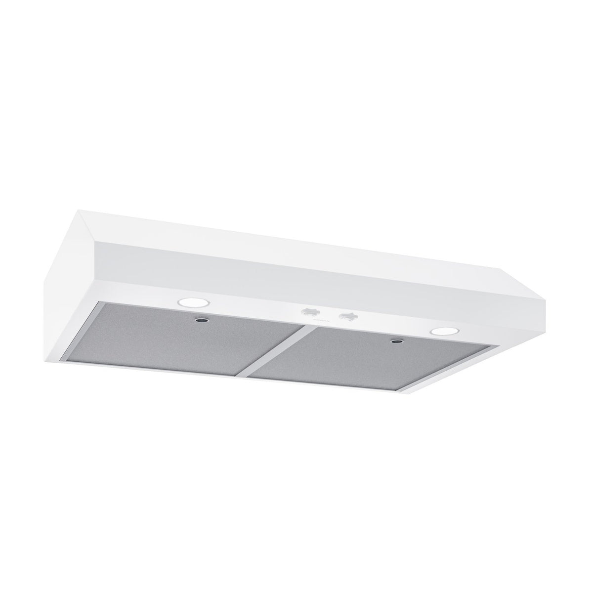Broan-NuTone Glacier 30-Inch 350 CFM 2-Speed Convertible Under Cabinet Range Hood in White (GLA1303WW)
