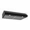 Broan-NuTone Glacier 42-Inch 350 CFM 2-Speed Convertible Under Cabinet Range Hood in Black (GLA1423BL)