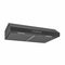 Broan-NuTone Glacier 36-Inch 350 CFM 3-Speed Convertible Under Cabinet Range Hood in Black Stainless Steel (GLA2363BLS)