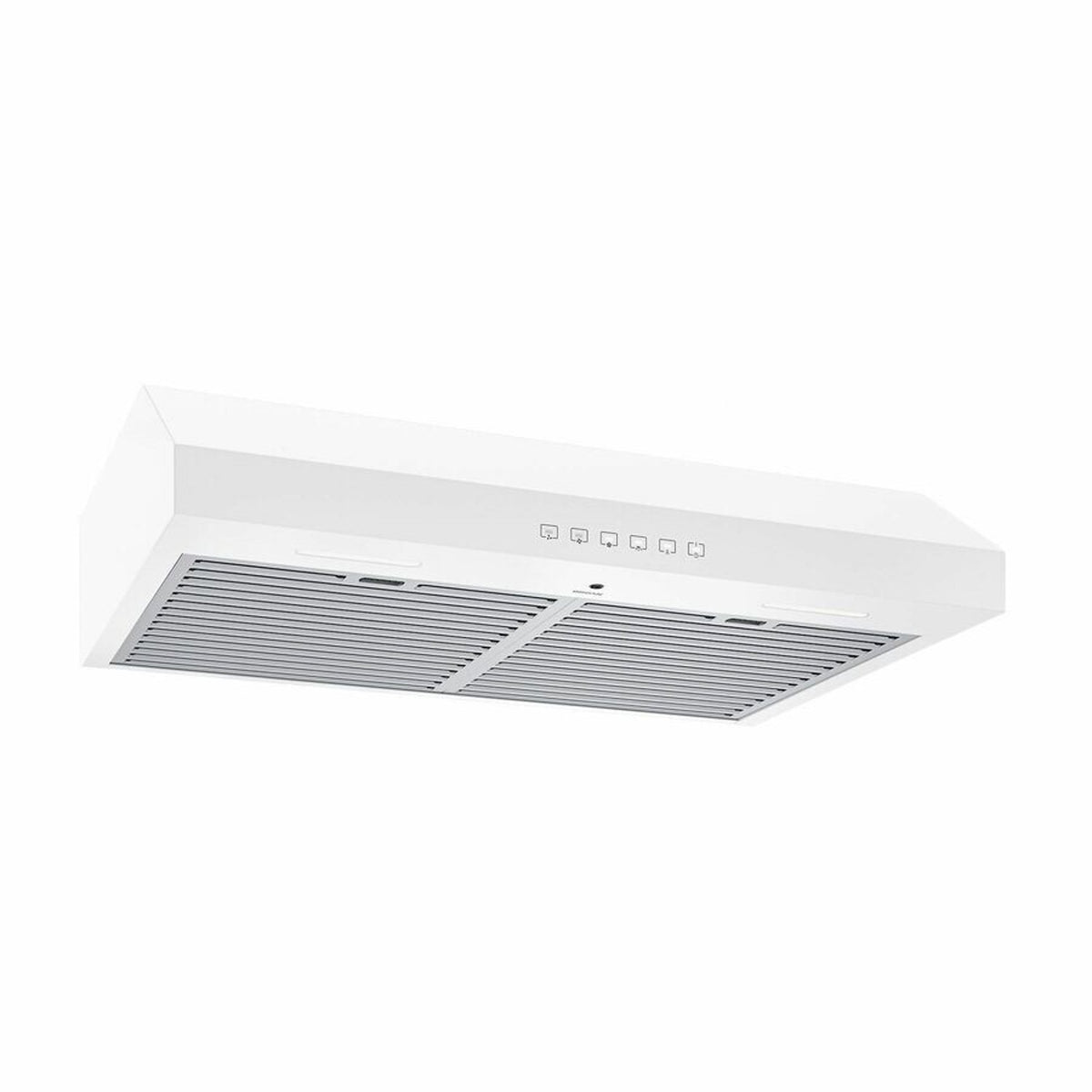 Broan-NuTone Glacier 30-Inch 490 CFM 3-Speed Convertible Under Cabinet Range Hood in White (GLA3304WW)