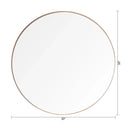 Parrot Uncle Golden Modern Round Framed Wall Mirror (ACC-PWM230308-2)