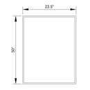 Parrot Uncle Golden Modern Square Framed Wall Mirror (PWM230308-5)