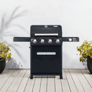 Monument Mesa 4 Burner Black Powder Coated Propane Gas Grill (M425)