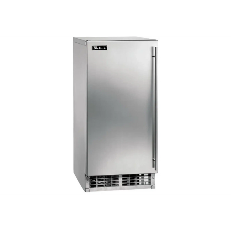 Perlick 15-Inch Signature Series Clear Ice Maker in Stainless Steel Door, Left Hinge, R290 (HP15CI-L)