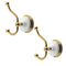 Kingston Brass Victorian 2-Piece Robe Hook, Polished Brass (BAK1117PB)
