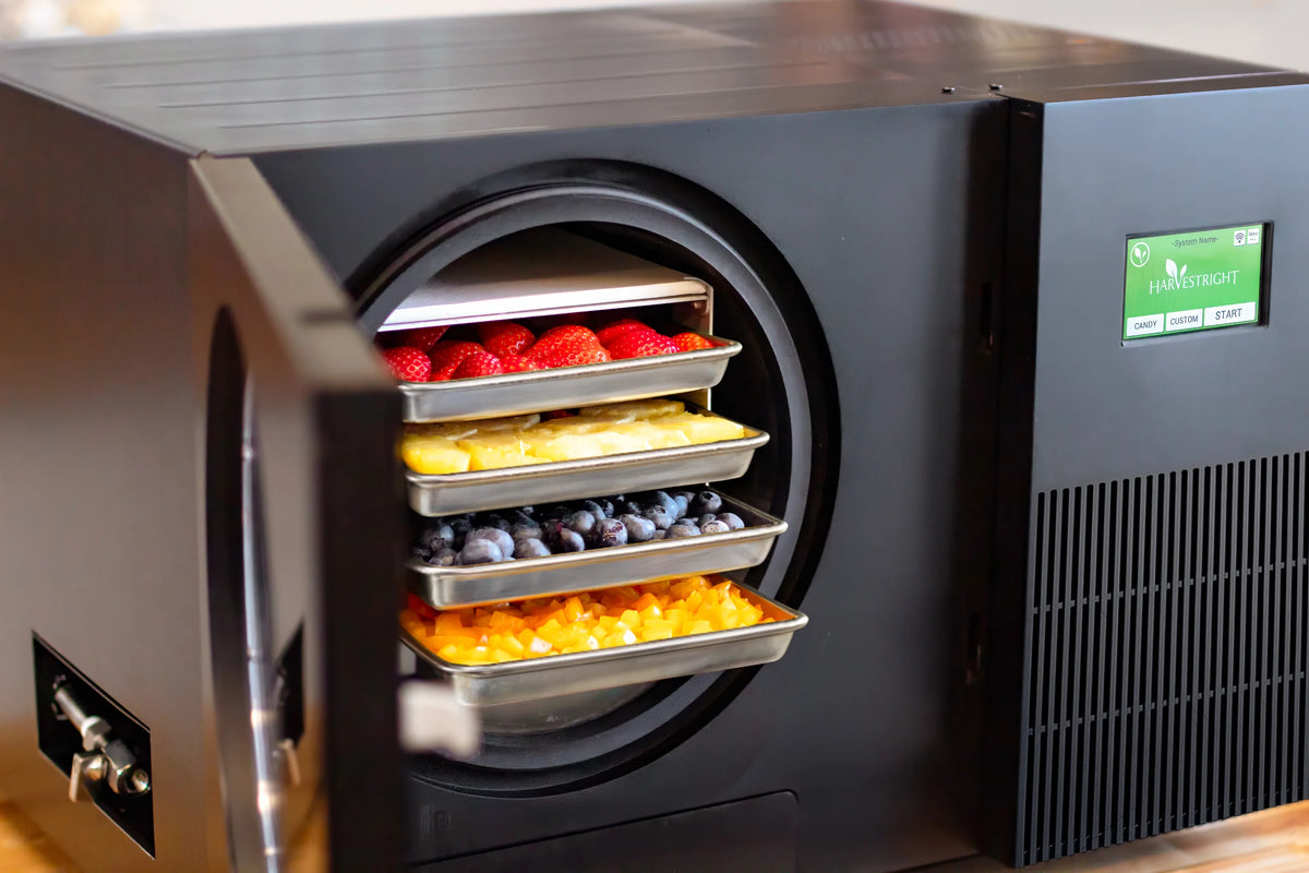 Harvest Right Black Countertop 360 Freeze Dryer - Close Up
