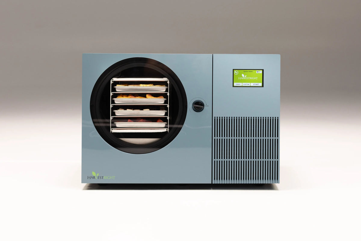 Harvest Right Pale Blue Countertop 360 Freeze Dryer - Front