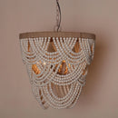 Parrot Uncle Hatfield 4-Light Bohemia Style Wood Beaded Chandelier