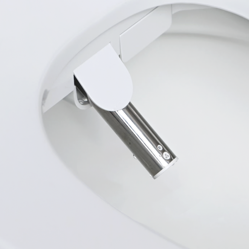 TUSHY Aura Smart Bidet Seat with Temperature Control for Seat, Water & Dryer, Instant Warm Water, Auto Open and Soft Close Lid