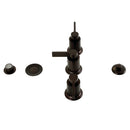Kingston Brass NuvoFusion Three-Handle Bidet Faucet with Brass Pop-Up, Oil Rubbed Bronze (KB6325NDL)
