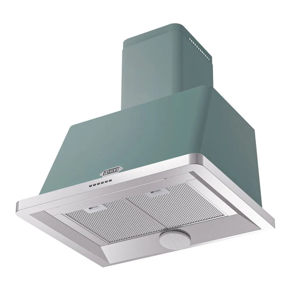 ILVE Majestic 30-Inch 600 CFM Wall Mount Range Hood in Mediterranean Mint (UAM76MM)