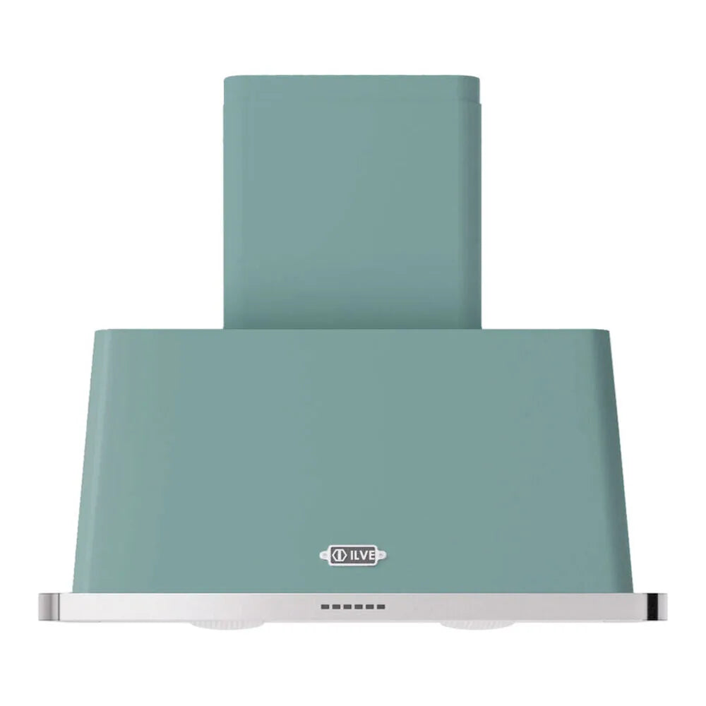 ILVE Majestic 36-Inch 600 CFM Wall Mount Range Hood in Mediterranean Mint (UAM90MM)