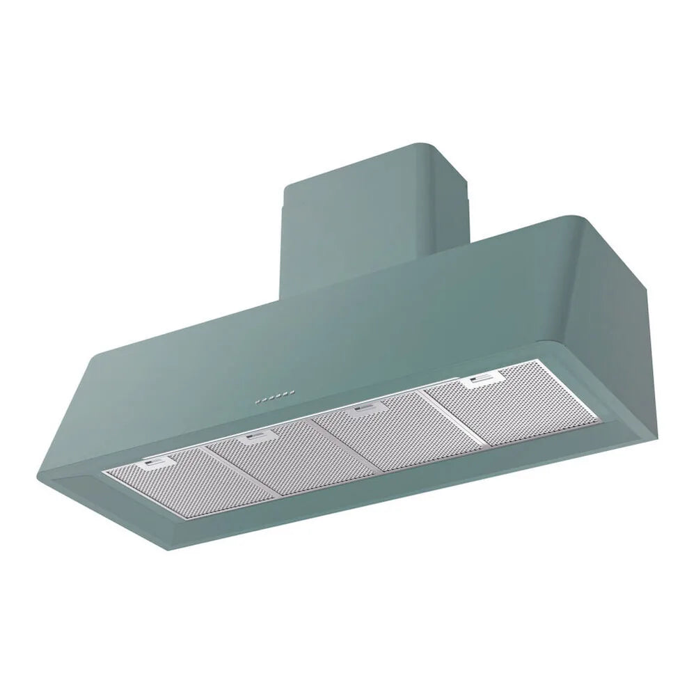ILVE Nostalgie II 48-Inch 850 CFM Wall Mounted Range Hood in Mediterranean Mint (UAG48MM)