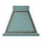 ILVE Nostalgie II 30-Inch 600 CFM Wall Mounted Range Hood in Mediterranean Mint with Burnished Bronze Trim (UANB30MMB)