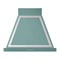 ILVE Nostalgie II 30-Inch 600 CFM Wall Mounted Range Hood in Mediterranean Mint with Chrome Trim (UANB30MMC)