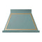 ILVE Nostalgie II 40-Inch 600 CFM Wall Mounted Range Hood in Mediterranean Mint with Brass Trim (UANB40MMG)
