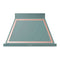 ILVE Nostalgie II 40-Inch 600 CFM Wall Mounted Range Hood in Mediterranean Mint with Copper Trim (UANB40MMP)
